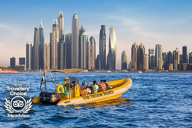 Dubai Marina Guided Sightseeing High-Speed Boat Tour - Burj Al Arab and the Jumeirah coast