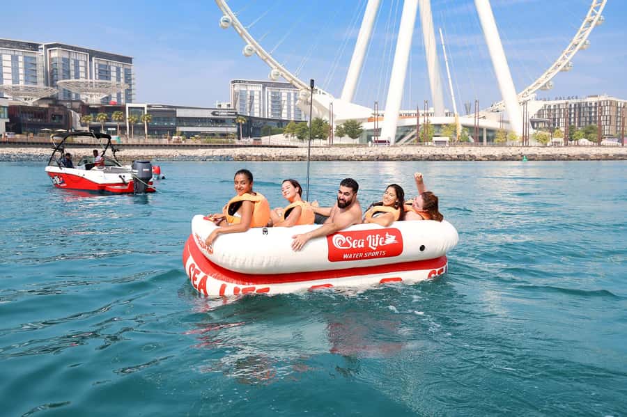 Dubai: Speedboat-Pulled Donut Ride Trip in JBR - What the Dubai donut ride is really like