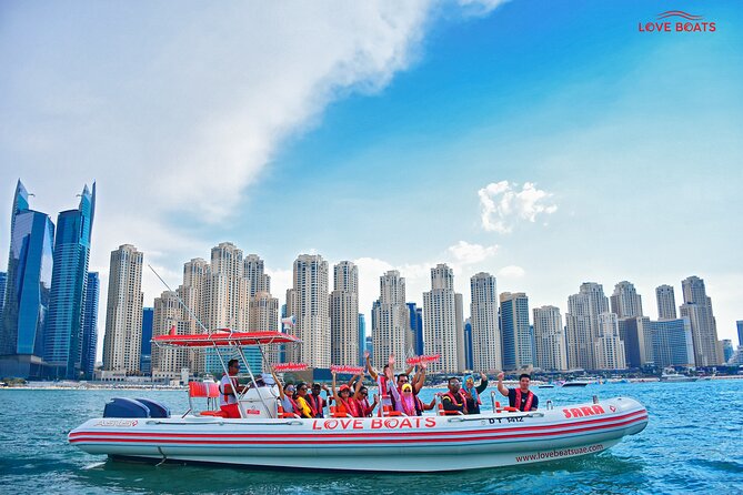 Dubai Speedboat Tour: JBR Skyline, Atlantis, Burj AlArab Optional - Palm Jumeirah and the stop near Atlantis