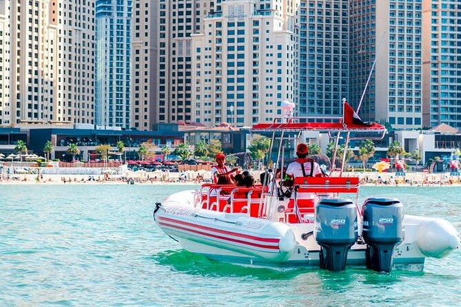Dubai Speedboat Tour - Marina, Atlantis, Palm & Burj Al Arab - The best photo angle for Burj Al Arab