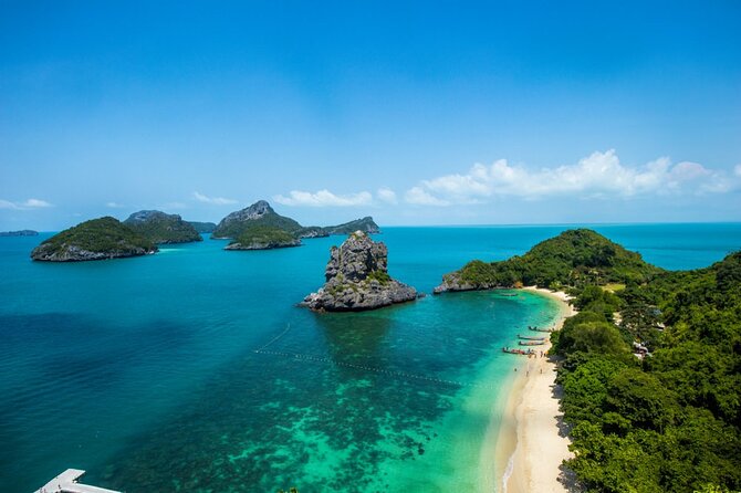 Explore Angthong National Marine Park's Hidden Gems by Speedboat - The speedboat ride and first stop at Koh Wao