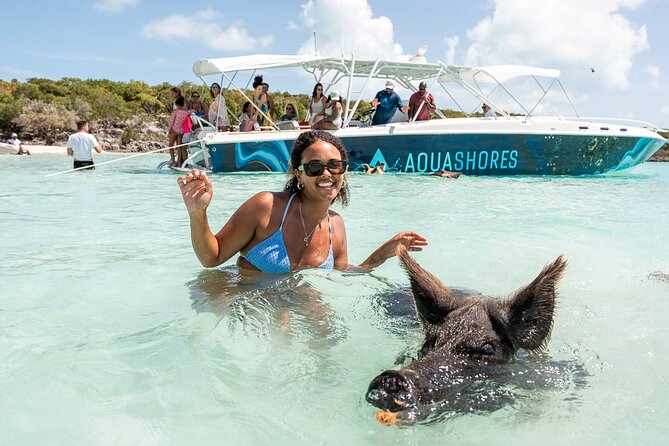 Exuma Powerboat Tour from Nassau with Swimming Pigs - Lunch at Staniel Cay Yacht Club