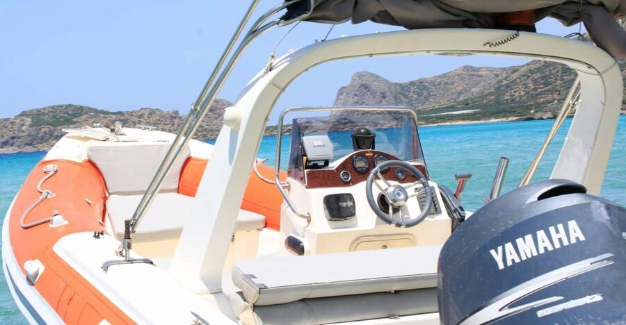 Falasarna: Balos Beach & Gramvousa Island Private RIB Cruise - One hour on Gramvousa Island
