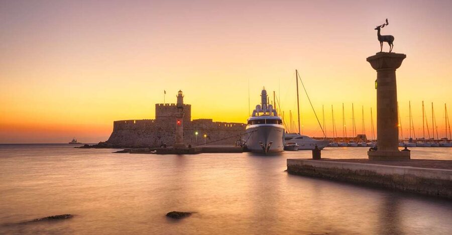 Faliraki: Evening RIB Cruise with Champagne and Sunset Views - The east coast gives way to open sea