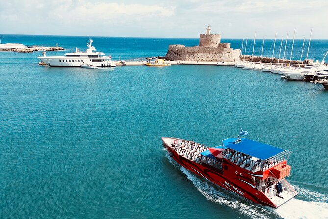 Fast Boat To Symi & St George's Bay Directly from Faliraki Beach - The fast crossing to Symi