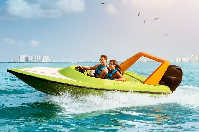 Fast & Fun: Cancun Speedboat Tour with Snorkeling - How the two-hour route fits together