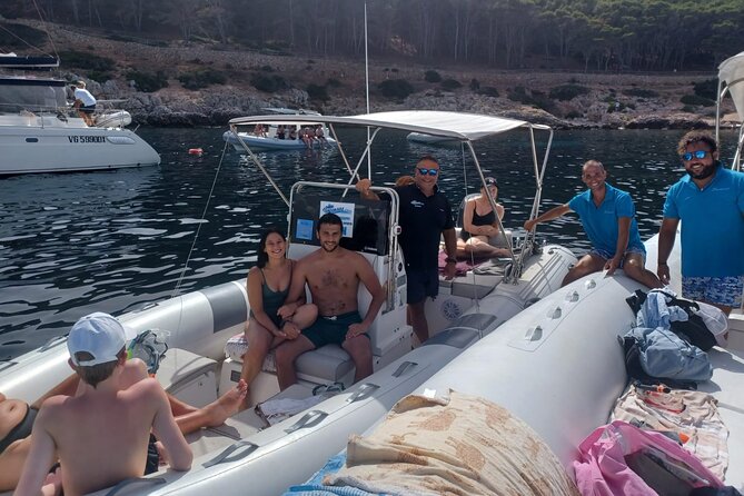Favignana and Levanzo: Island tour by rib boat from Trapani - Grotta del Bue Marino and Favignana’s stonework