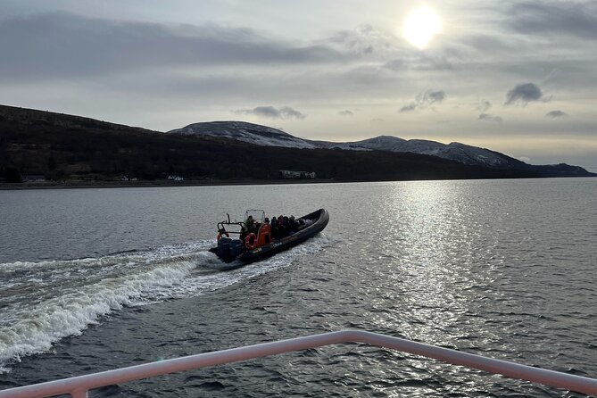 Fort William Speed Boat Adventure 60 minutes - Racing out from Corpach Marina