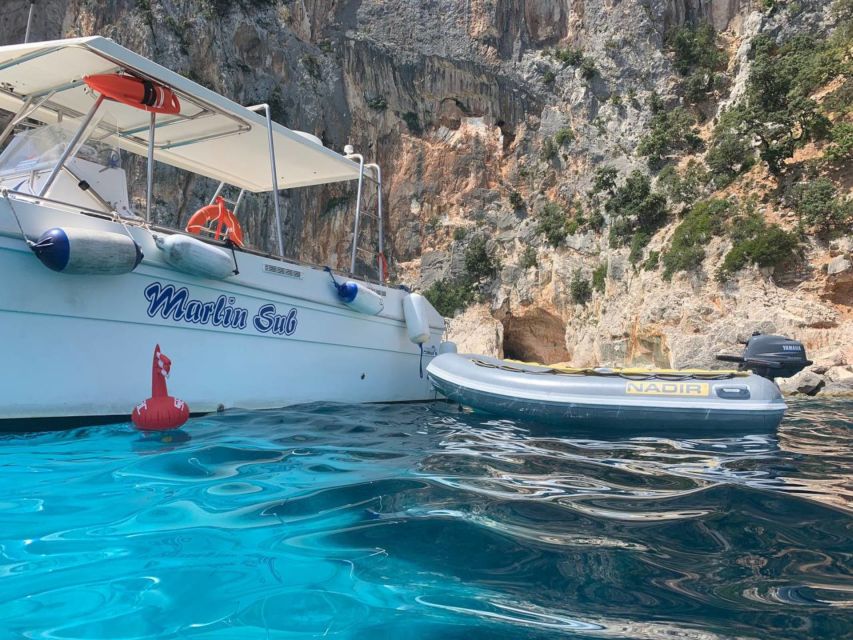 From Cala Gonone: Gulf of Orosei Speedboat Trip and Aperitif - What the speedboat is really like
