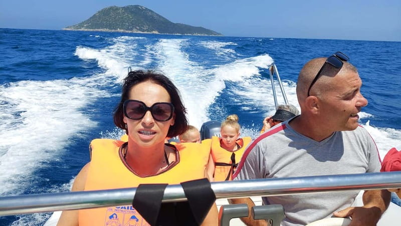 From Durres: Speed Boat to Sazan Island, Cave & Karaburun - A full day from Durrës to the Vlorë coast