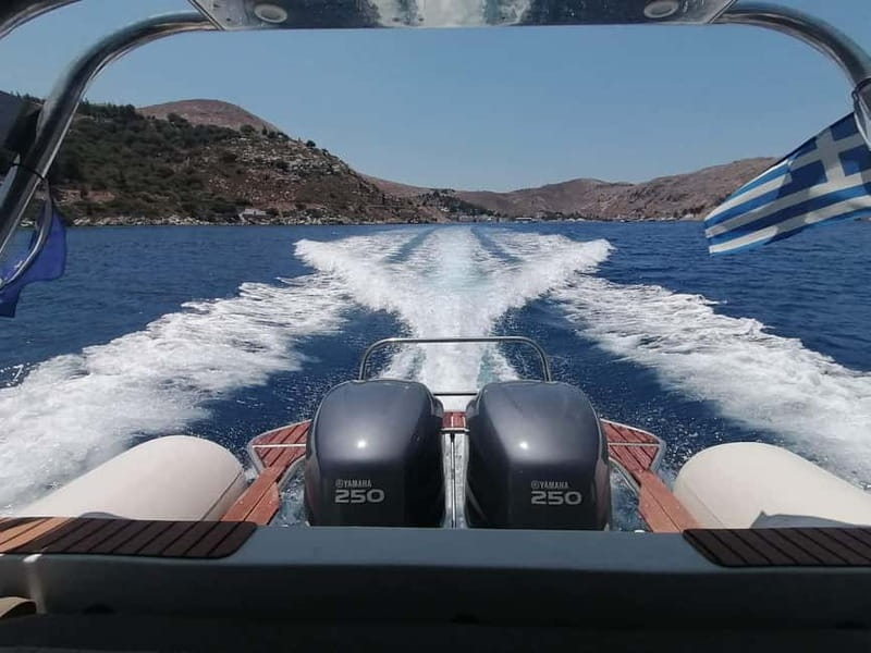 From Faliraki : Speedboat tour kalithea caves&antony kouin - What the 90-minute route actually gives you