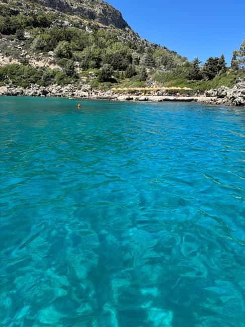 From Faliraki : Speedboat tour kalithea caves&antony kouin - Racing toward Traganou Bay and Kallithea Caves