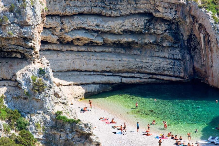 From Hvar: Blue Cave, Green Cave & 5 Islands Speedboat Tour - What the $123 price really includes
