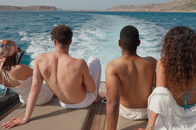 From Kissamos Balos And Gramvousa Speedboat Cruise with Drinks - Drinks, sandwiches, and onboard comfort