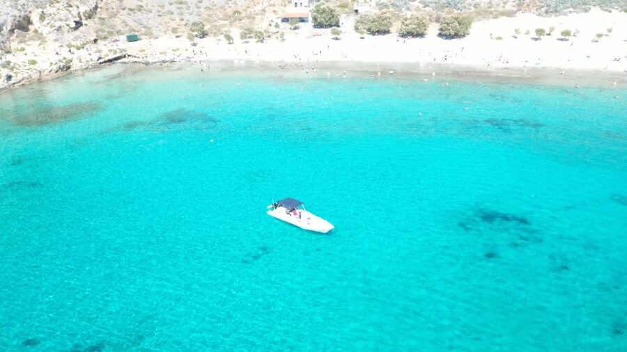 From Kissamos Port: Balos and Gramvousa Private RIB Cruise - The skipper makes the difference