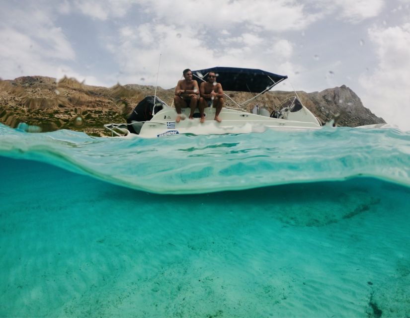 From Kissamos Port: Balos and Gramvousa Private RIB Cruise - Balos Lagoon: 90 minutes for water, sand, and photos