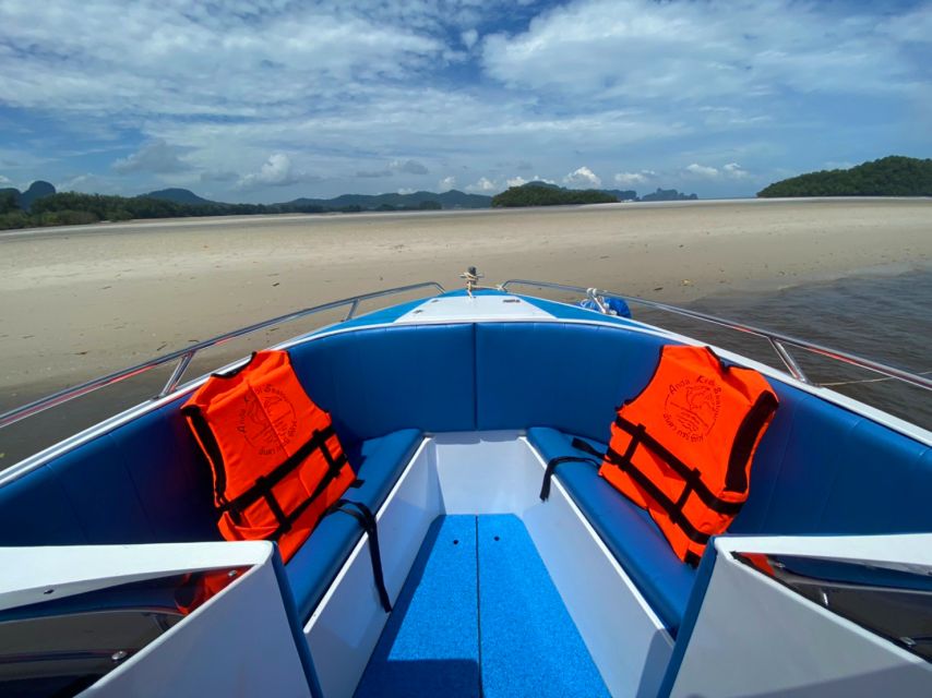 From Krabi: 4 Islands Snorkeling Tour by Speed Boat - Four stops, one boat, and a tide-dependent sandbar