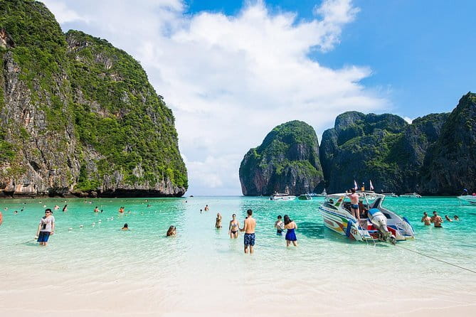 From Krabi - 4 Islands Speedboat Tour with Lunch & Snorkelling - Chicken Island for photos and snorkeling