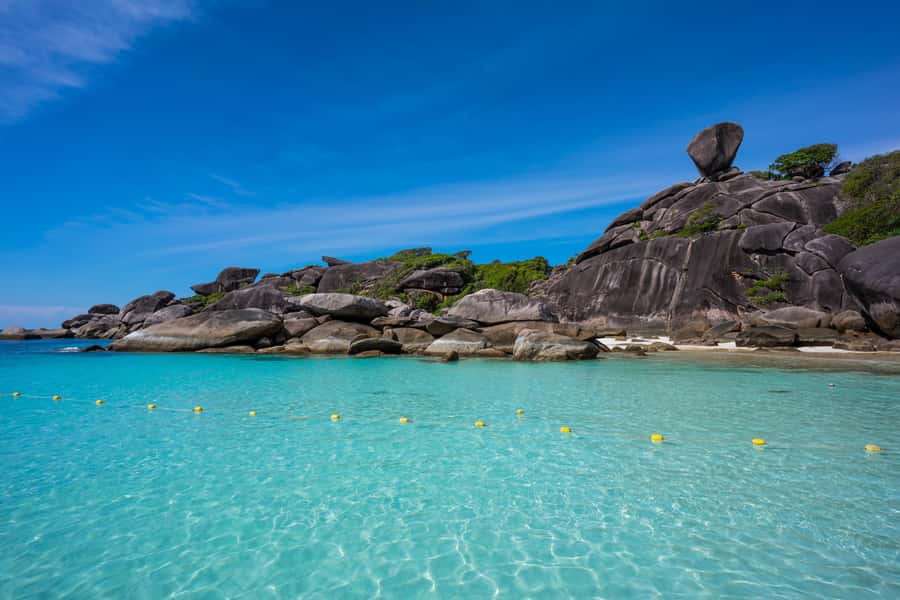 From Krabi: Similan Islands Day Trip by Speedboat - Koh Miang: your first swim and beach break