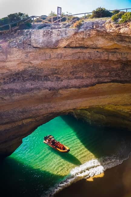 From Lagos: Benagil Caves Speedboat Adventure - Leaving Lagos Marina at a lively pace