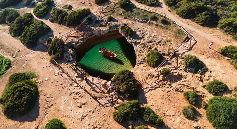 From Lagos: Benagil Caves Speedboat Adventure - Benagil Cave, the main event