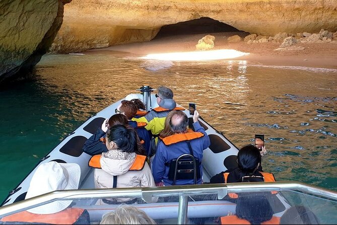 From Lagos: Benagil Caves Tour by Speed Boat with Guide - Entering Benagil Cave, then moving on