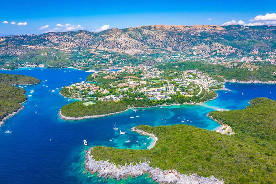 From Lefkimmi: Sivota,Blue Lagoon & Cave Cruise by Speedboat - Free time in Sivota