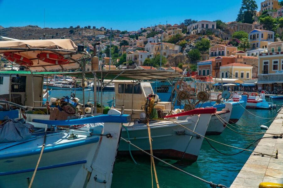 From Lindos: Rhodes Old Town and Speedboat Trip to Symi - Finding the boat in Rhodes