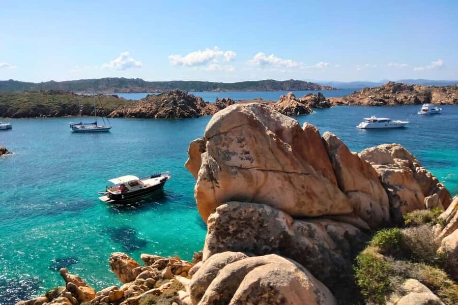 From Palau: South Corsica Trip by Wood Speedboat with Lunch - From Palau to Corsica by wooden boat