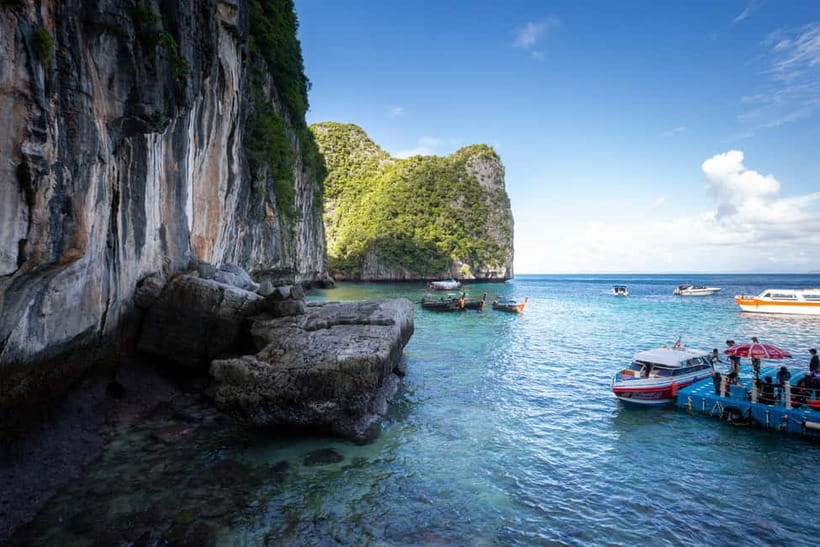 From Phi Phi : Maya Bay snorkeling trip by Speed Boat - Loh Samah Bay and the route to Maya Bay