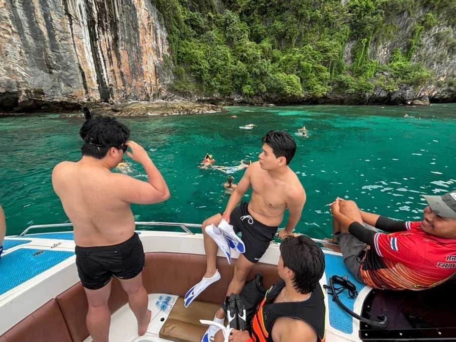 From Phi Phi : One Day Trip by speedboat with Lunch - Viking Cave is a short scenic pause