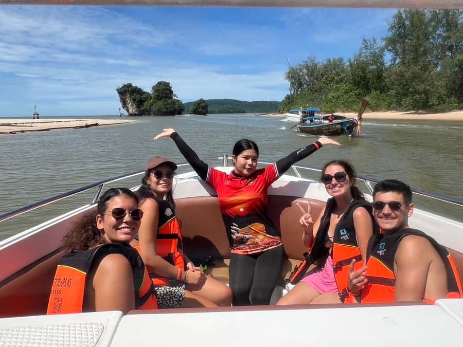 From Phi Phi : One Day Trip by speedboat with Lunch - Nui Bay finishes the water time quietly
