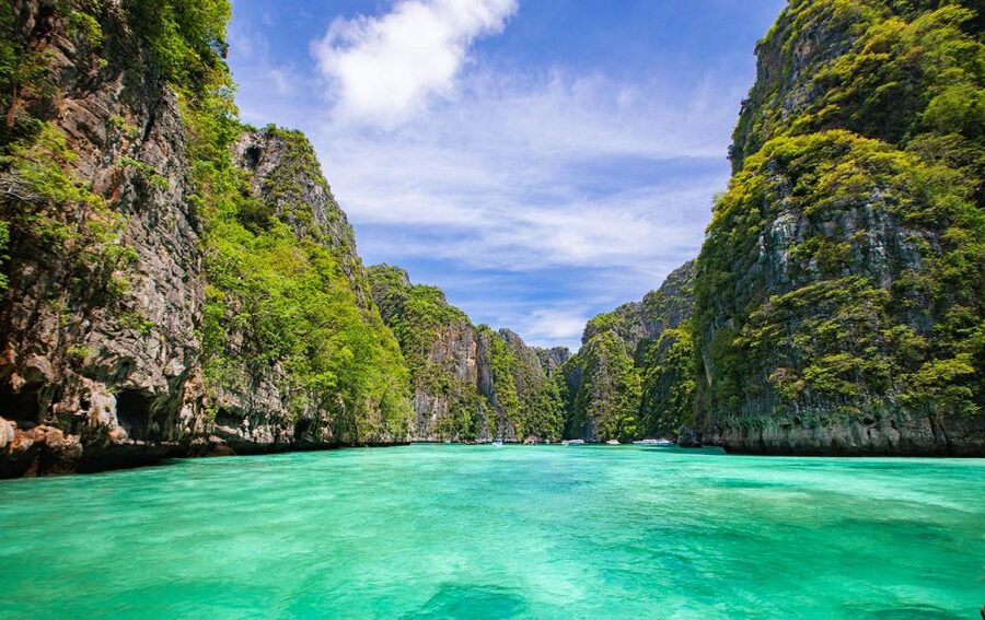 From Phi Phi: Sunrise Maya Bay, Pileh Lagoon Speedboat Tour - Loh Samah Bay adds scenery between the main stops