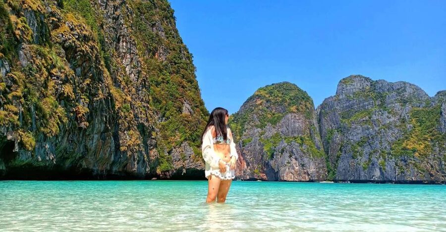 From Phi Phi: Sunrise Maya Bay, Pileh Lagoon Speedboat Tour - Shark Point is the main snorkeling finale