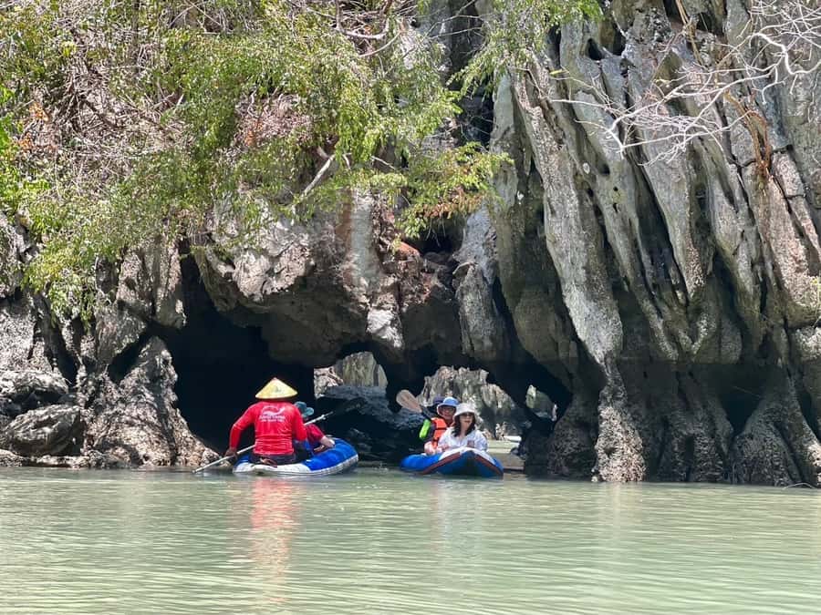 From Phuket: Phang Nga Bay 6-Islands canoeing by Speed boat - Exploring Panak Island’s Ice Cream or Mangrove Cave
