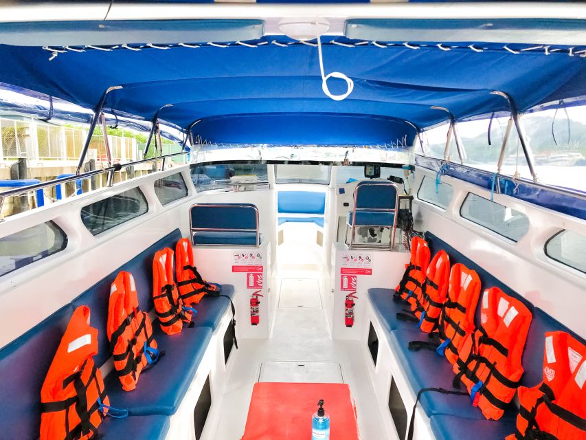 From Phuket: Phi Phi Islands Speedboat Trip & Lunch - Bamboo Island for White Sand and Shallow Water