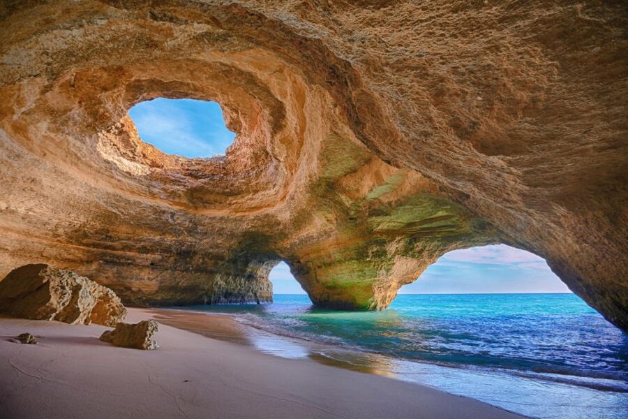 From Portimão: Benagil Caves Guided Speedboat Tour - Key points at a glance