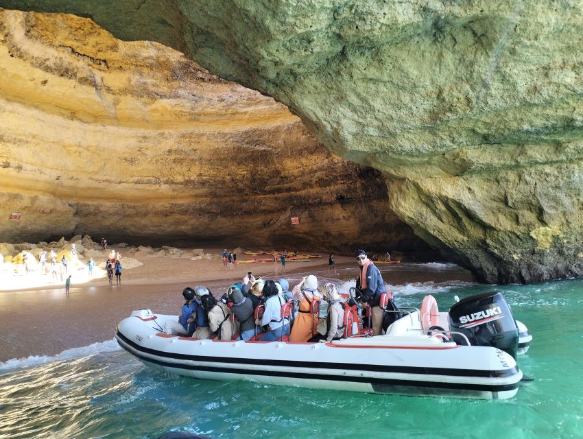 From Portimão: Benagil Caves Guided Speedboat Tour - Praia da Marinha and the wider Algarve coast