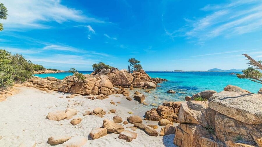 From Porto Rotondo: RIB tour of Porto Cervo's beaches - Capriccioli and the famous white sand
