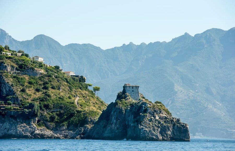 From Positano/Praiano: Amalfi Coast Speedboat Tour - Praiano and the Tras e Iesc caves