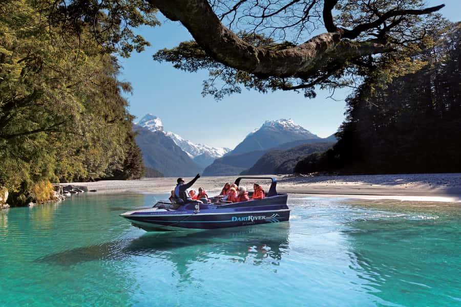 From Queenstown: Dart River Wilderness Jet Boat Experience - Racing up the glacier-fed Dart River