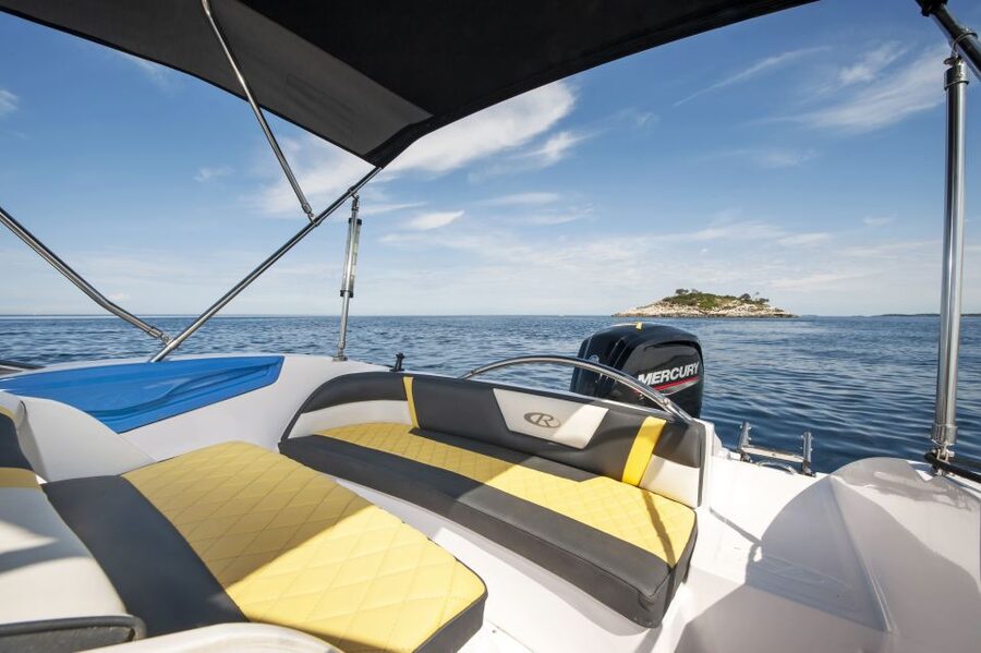 From Rovinj: Sea Caves & Sandy Levan Island Speedboat Tour - Seagulls Rocks and the first swim