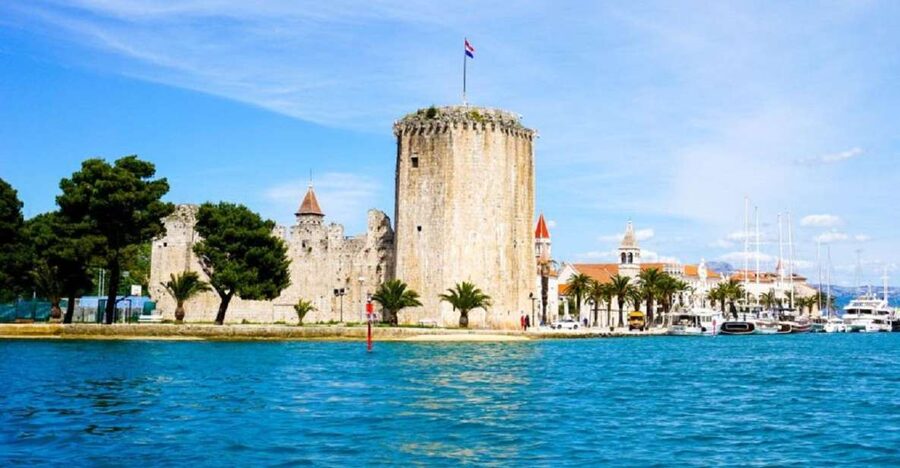 From Split: Blue Lagoon, Šolta, and Trogir Speedboat Tour - The ride from Split to Trogir