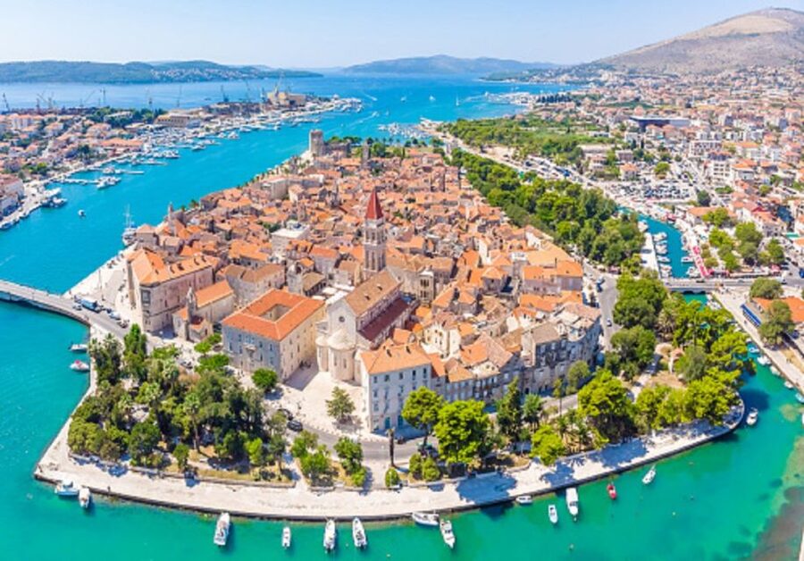 From Split: Blue Lagoon, Šolta, and Trogir Speedboat Tour - Trogir, the Stone Beauty