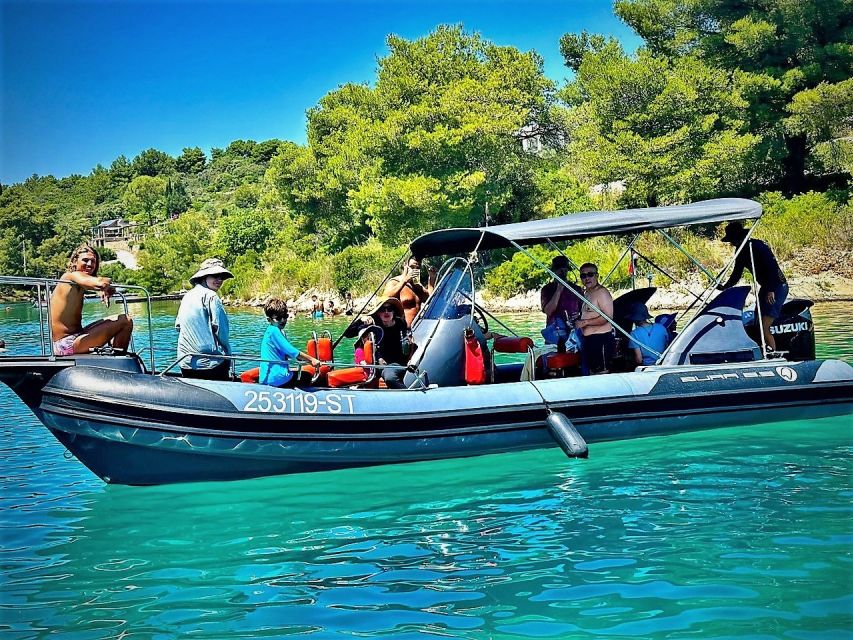 From Split: Half-day Trogir Tour & Speedboat to Blue Lagoon - Nečujam Bay near Šolta