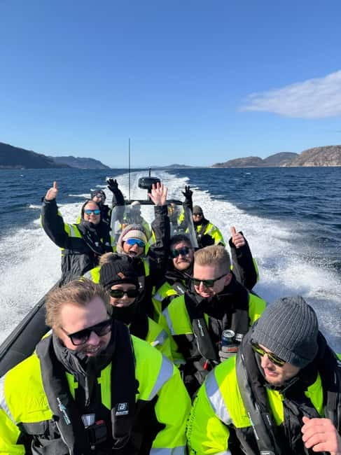 From Stavanger: Lysefjorden & Pulpit Rock Safari by RIB - Leaving Stavanger on a two-hour RIB adventure