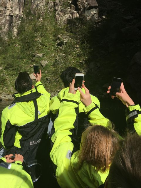 From Stavanger: RIB Tour to Lysefjord - Preikestolen from the water