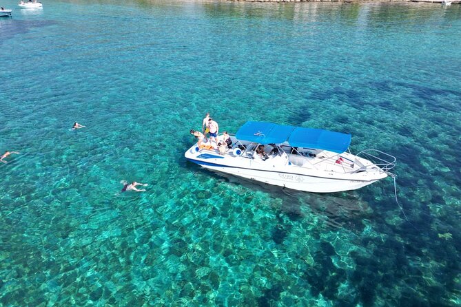 From Trogir & Split: Half Day Speedboat Tour with Blue Lagoon - Blue Lagoon and Krknjasi Bay: the main swimming stop
