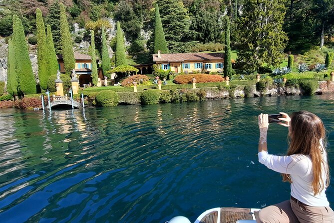 Full-Day Grand Tour, private speedboat at Lake Como - Menaggio, Villa Carlotta, and the return route