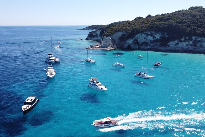 Full Day Private Cruise on Speed Boat in Corfu island - Paxos caves, Kipiadi, and Gaios